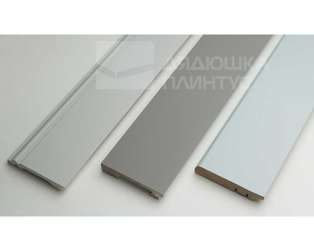 Плинтус МДФ Волшебная палочка 81402 81мм 2,4м. Окрашенная. NCS 1002Y