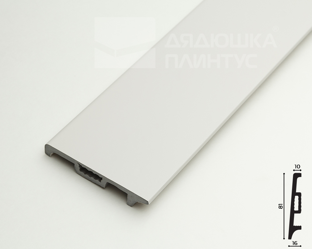 Плинтус ВОЛШЕБНАЯ ПАЛОЧКА САМОЦВЕТЫ 81мм 2,0м. NCS 1002-Y50R. Цвет 403