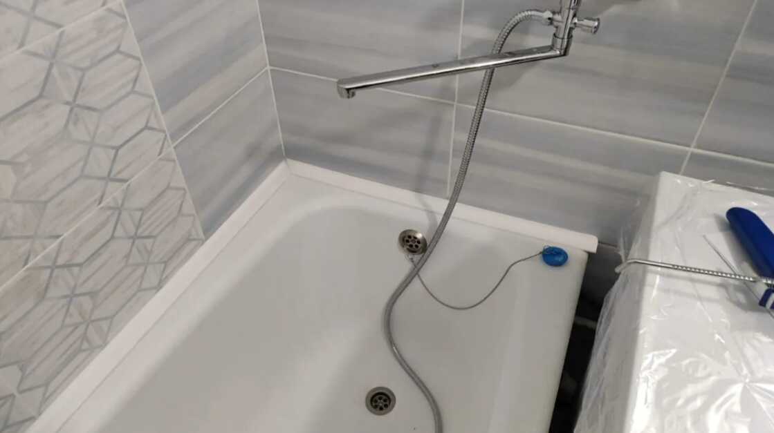 Бордюр для ванны акриловый Волшебная палочка ГБ24 750*24*12 мм правый