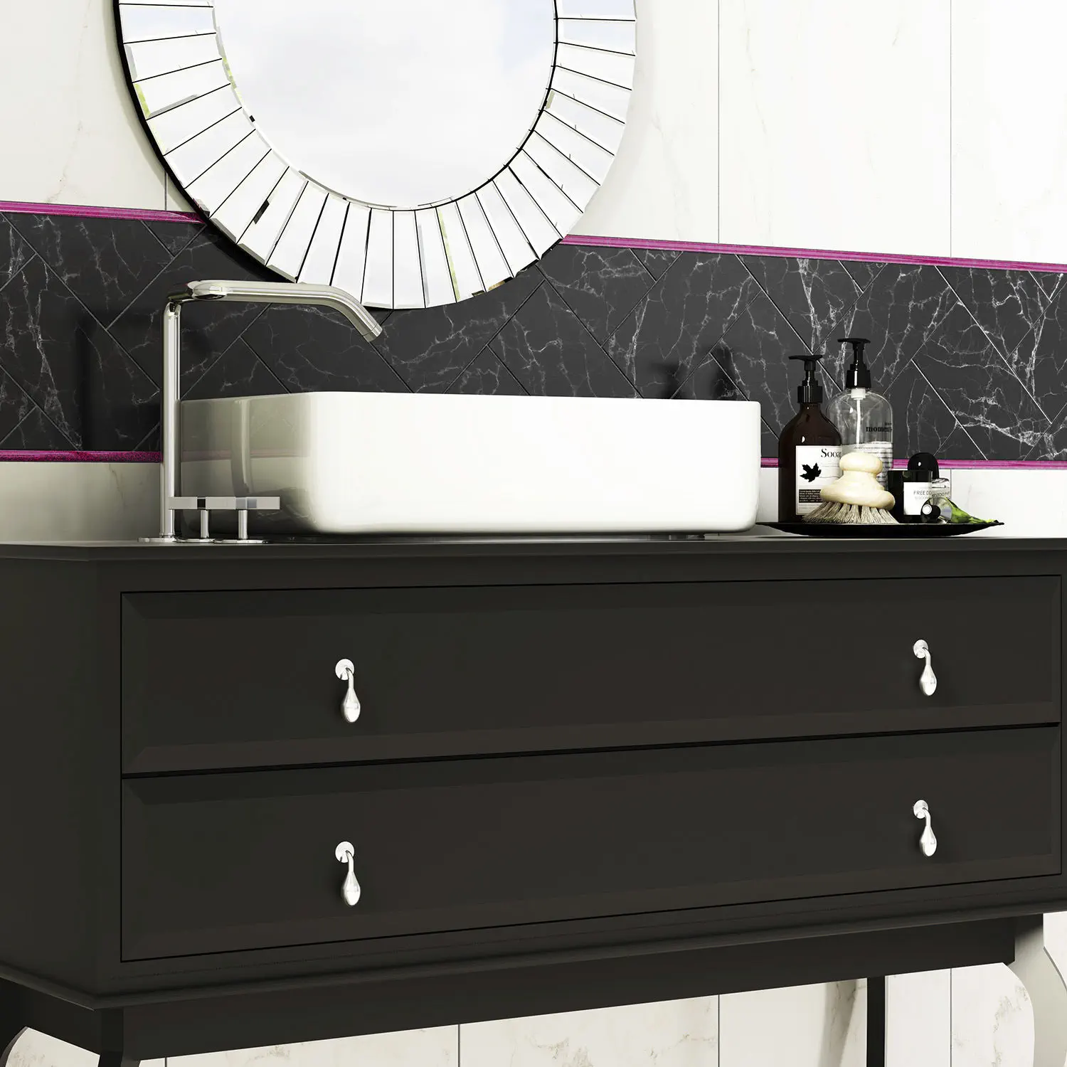 Профиль алюминиевый П-образный Alumacer 8*10мм 2,4м Красный