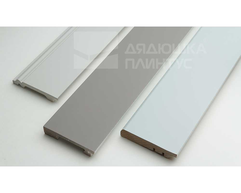 Плинтус МДФ Волшебная палочка 81402 81мм 2,4м. Окрашенная. NCS 0502Y