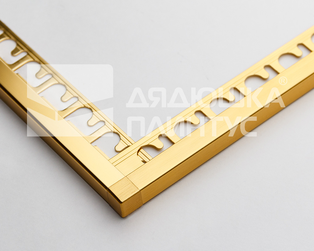 Профиль окантовочный Progress PJQSBX 10 10 мм 2,7 м Крац. Серебро Tiltex