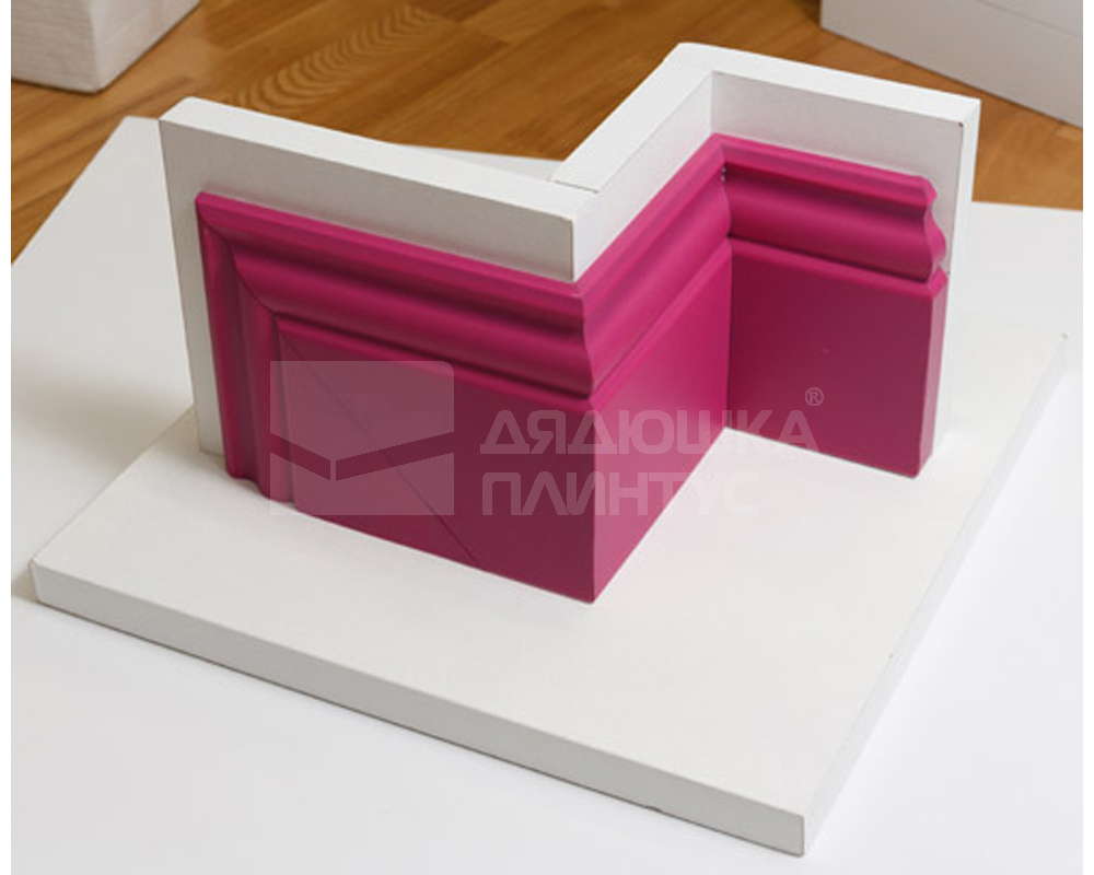 Плинтус ПОЛИСТИРОЛ HI WOOD B99V1 99мм х 18мм х 2,0м. Окраска включена в стоимость