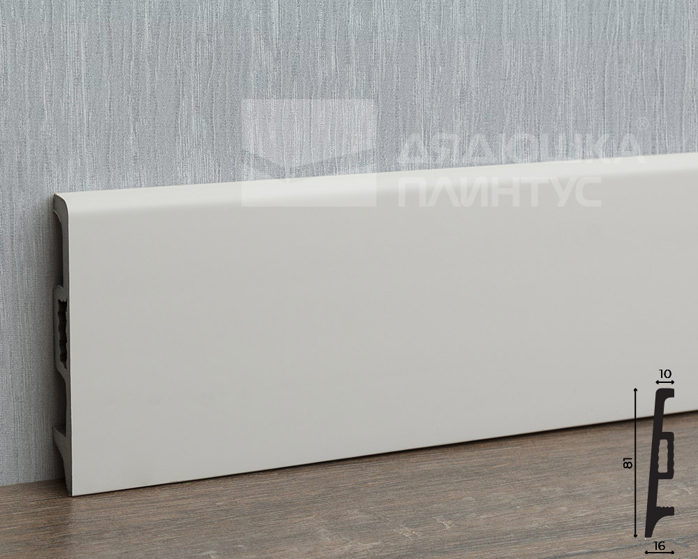 Плинтус ВОЛШЕБНАЯ ПАЛОЧКА САМОЦВЕТЫ 81мм 2,0м. NCS 1002-Y50R. Цвет 403