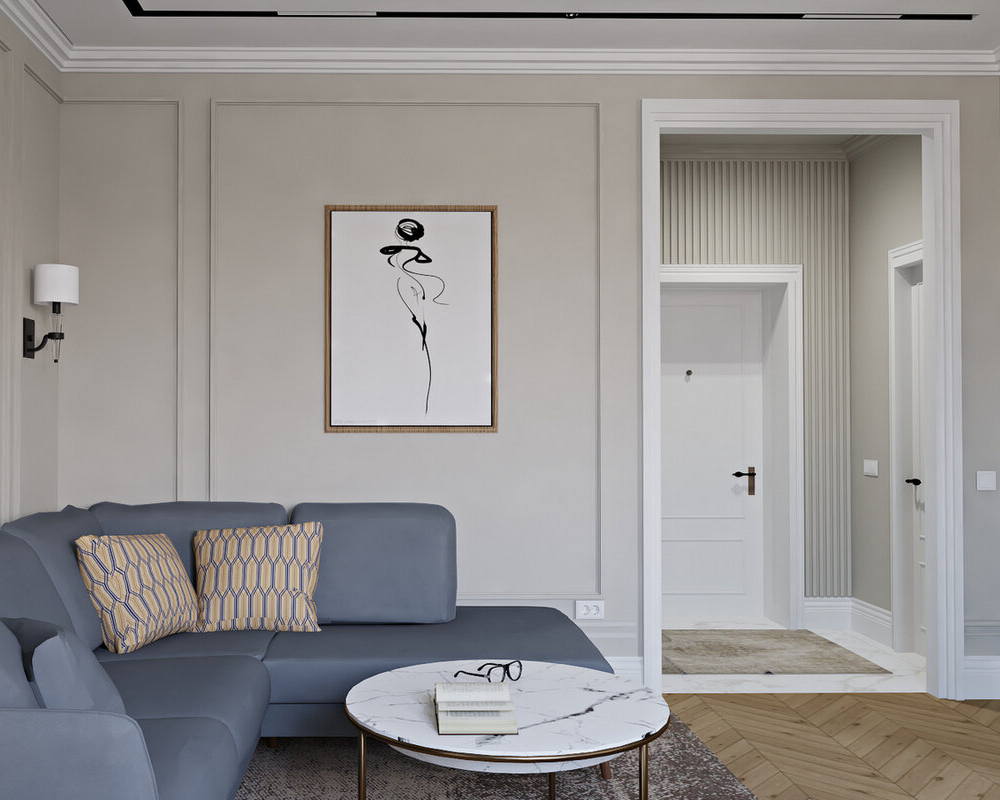 Карниз из полистирола высокой плотности HI WOOD L1902 120мм х 35мм х 2,0м. Окраска включена в стоимость