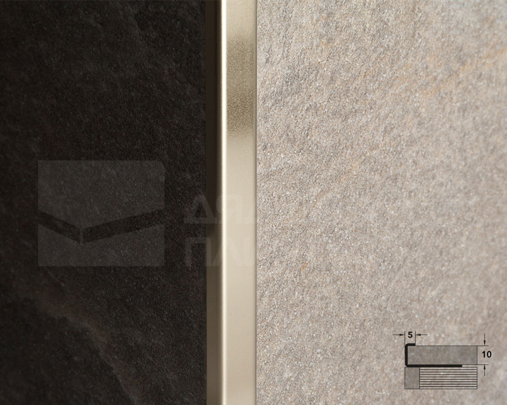 Профиль окантовочный К 12НСБ(304).2700.042 2,7 м Шампань