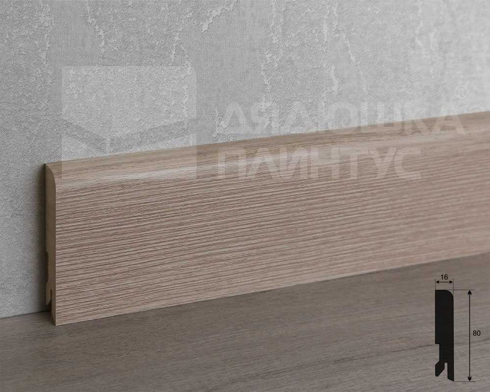 Плинтус МДФ Лука Пл 80МДФ.2400.Point line 24049 Дуб прованс