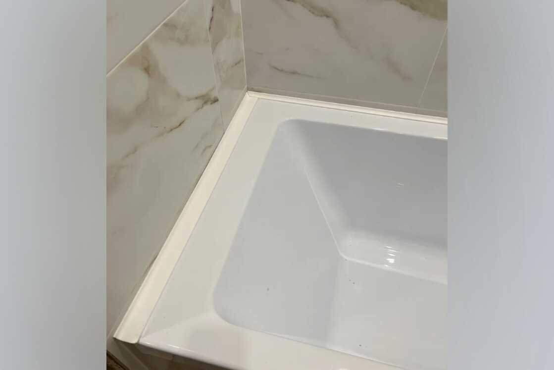 Бордюр для ванны акриловый Волшебная палочка ГБ36 750*36*12 мм правый