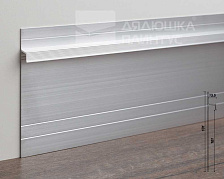 Теневой профиль Decaro Invisible I100 2м