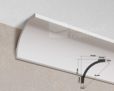 Карниз из полистирола высокой плотности HI WOOD A97 70мм х 70мм х 2,0м.